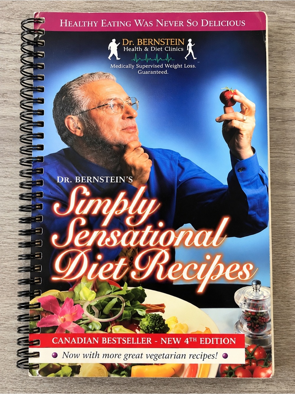Dr. Bernstein Simply Sensational Diet Cookbook 4th Ed Weight Loss Recipes